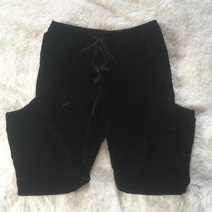 GAP velvet lounge pants